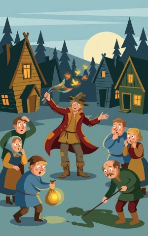 Silmänkääntäjä eli Jussi Oluvisen matka Hölmölään; ilveilys 2:ssa näytöksessä