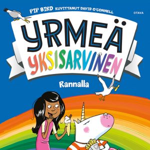 Yrmeä yksisarvinen rannalla